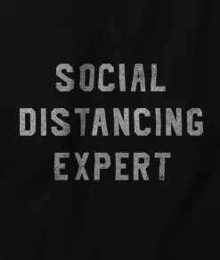 Best Nayked Apparel Men'S Ridiculously Soft 100% Cotton Graphic Tee | Social Distancing Expert