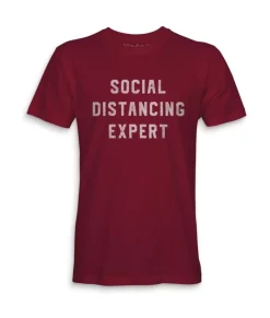 Best Nayked Apparel Men'S Ridiculously Soft 100% Cotton Graphic Tee | Social Distancing Expert