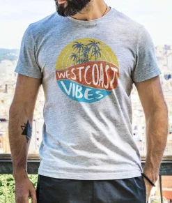 Sale Nayked Apparel Men'S Ridiculously Soft 100% Cotton Graphic Tee | West Coast Vibes