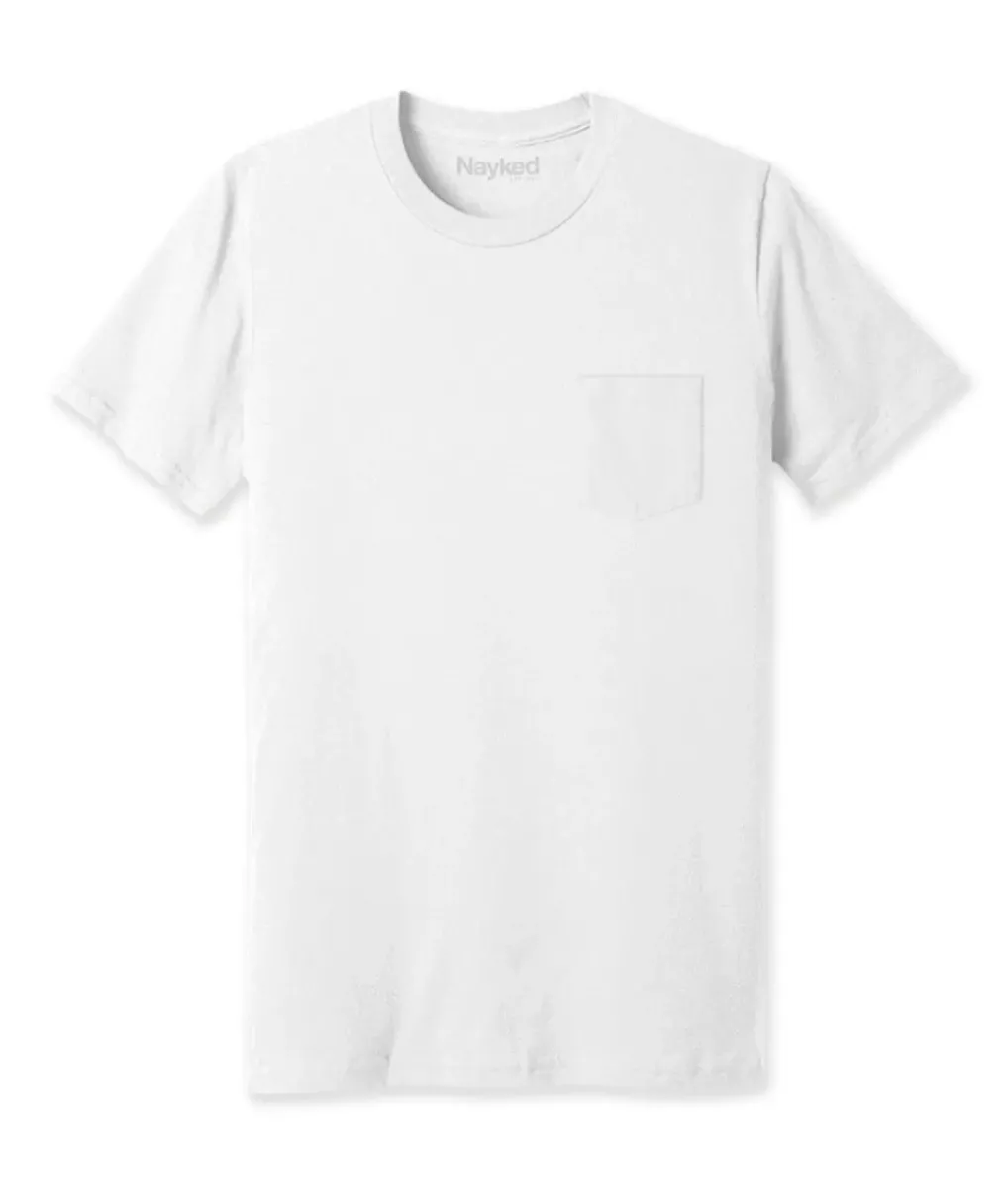 Hot Nayked Apparel Men'S Ridiculously Soft 100% Cotton Pocket T-Shirt
