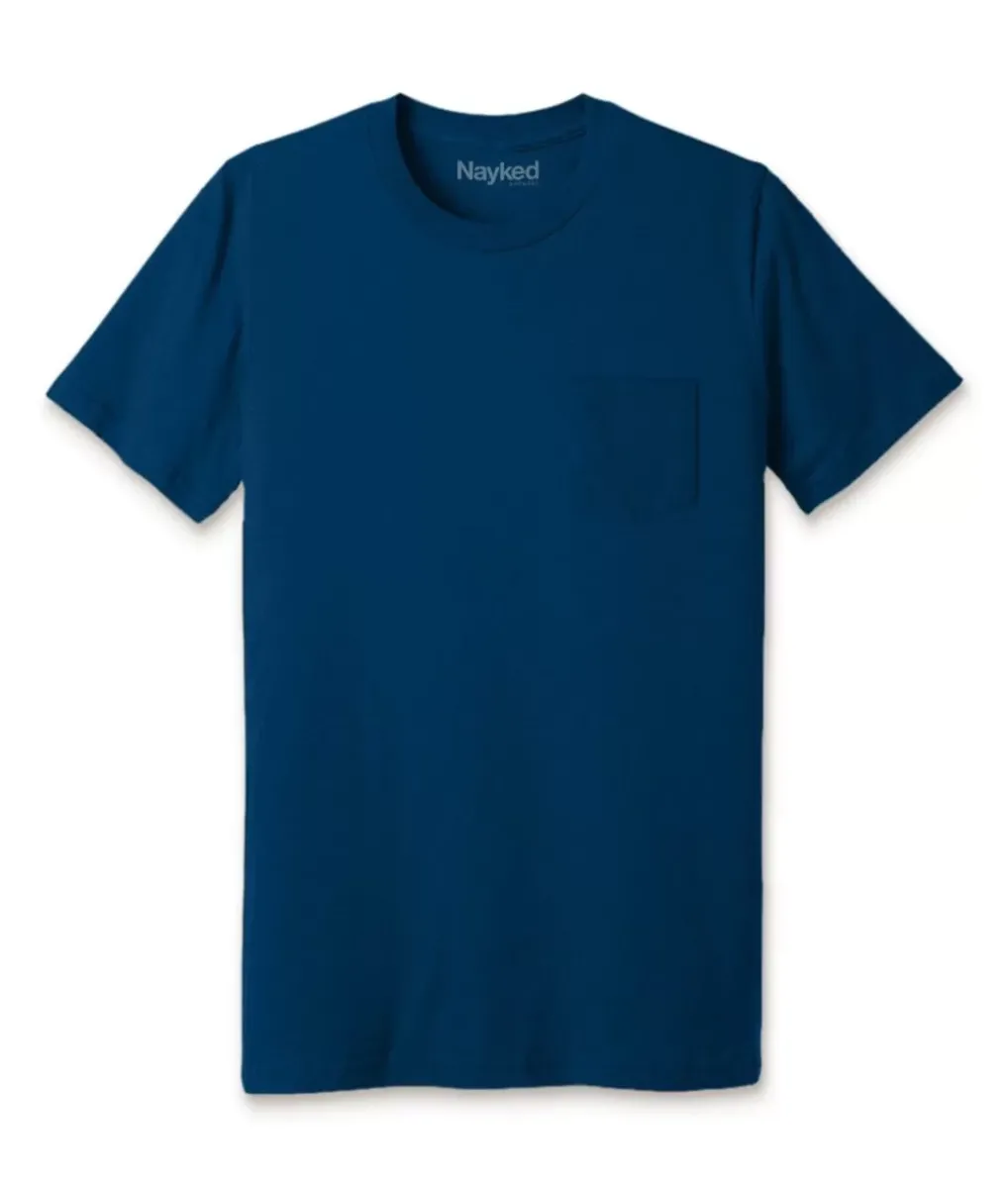 Hot Nayked Apparel Men'S Ridiculously Soft 100% Cotton Pocket T-Shirt
