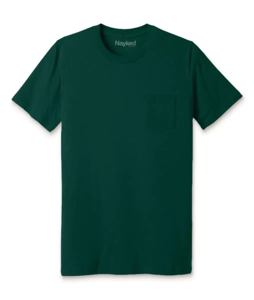 Hot Nayked Apparel Men'S Ridiculously Soft 100% Cotton Pocket T-Shirt