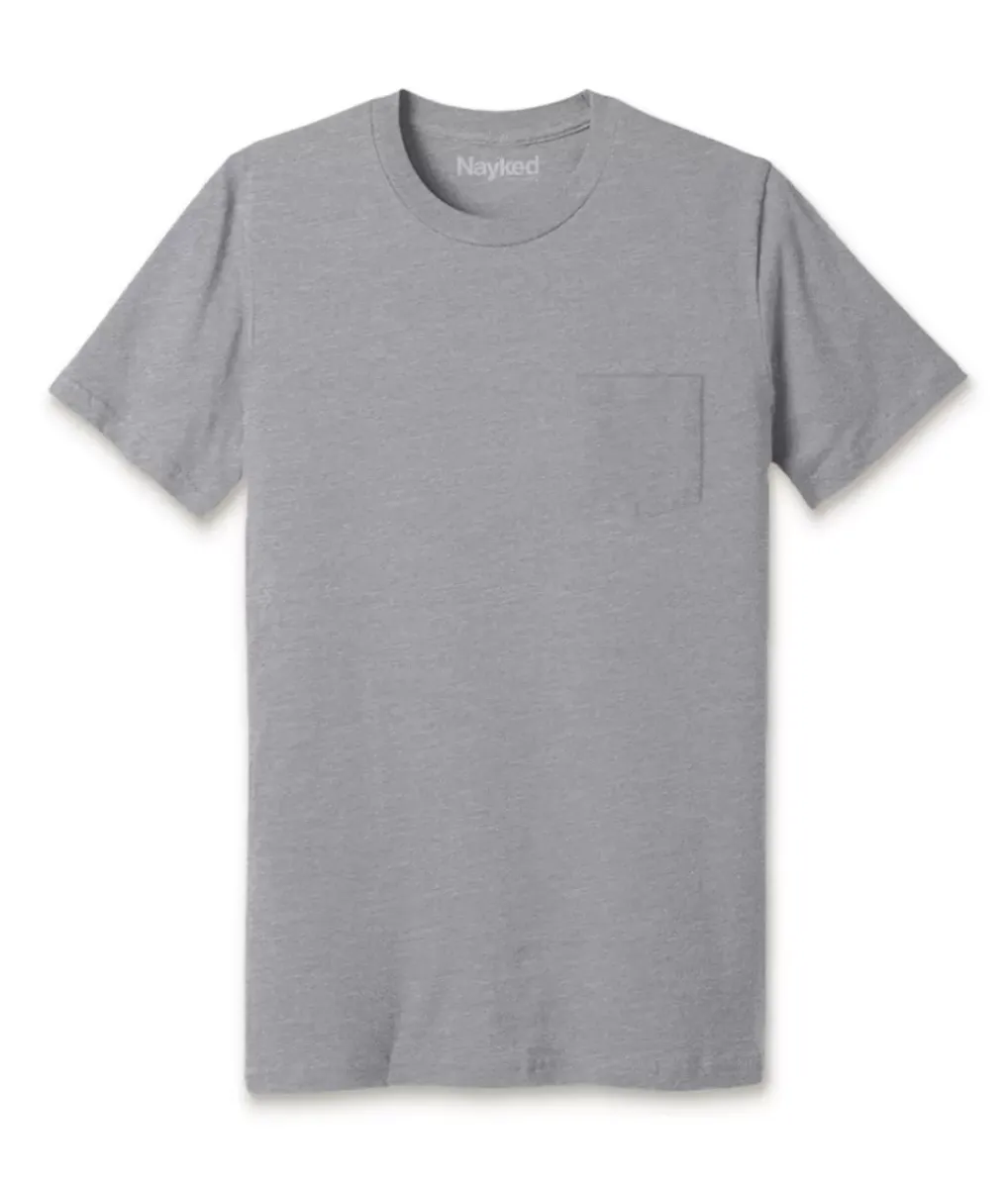 Hot Nayked Apparel Men'S Ridiculously Soft 100% Cotton Pocket T-Shirt