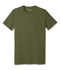 Hot Nayked Apparel Men'S Ridiculously Soft 100% Cotton Pocket T-Shirt
