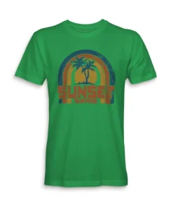 New Nayked Apparel Men'S Ridiculously Soft 100% Cotton Graphic Tee | Sunset Surfing