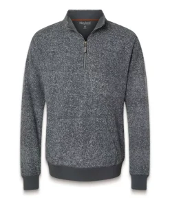Fashion Nayked Apparel Men'S Ridiculously Soft Aspen Brushed Fleece 1/4 Zip