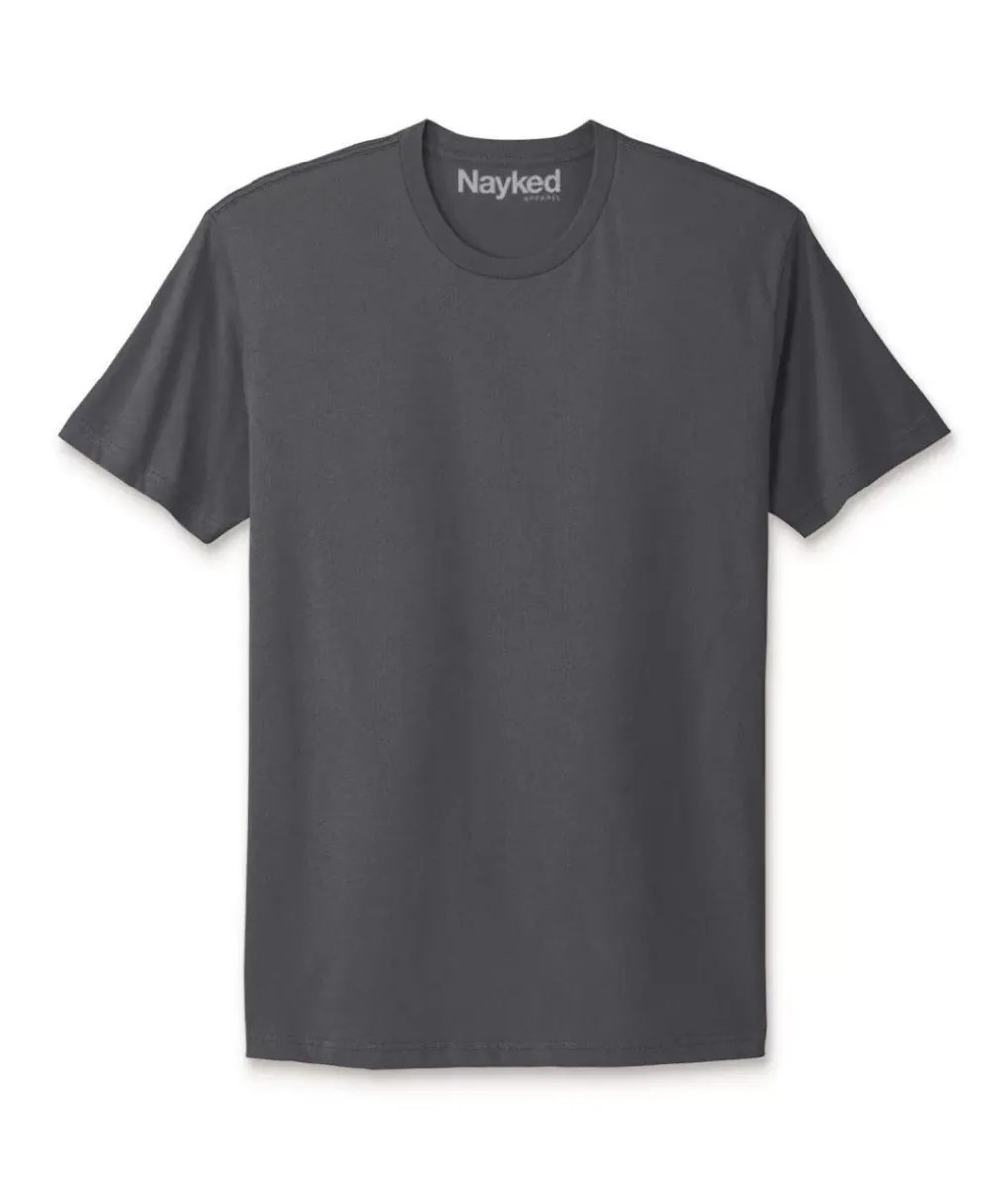 Hot Nayked Apparel Men'S Ridiculously Soft Big 100% Cotton Short Sleeve Crew Neck T-Shirt