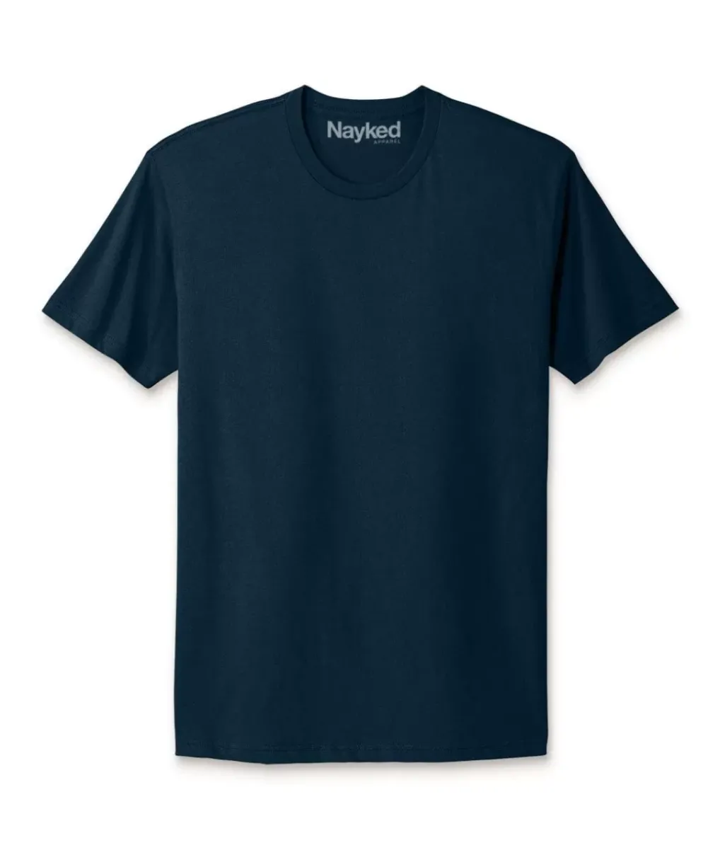 Hot Nayked Apparel Men'S Ridiculously Soft Big 100% Cotton Short Sleeve Crew Neck T-Shirt