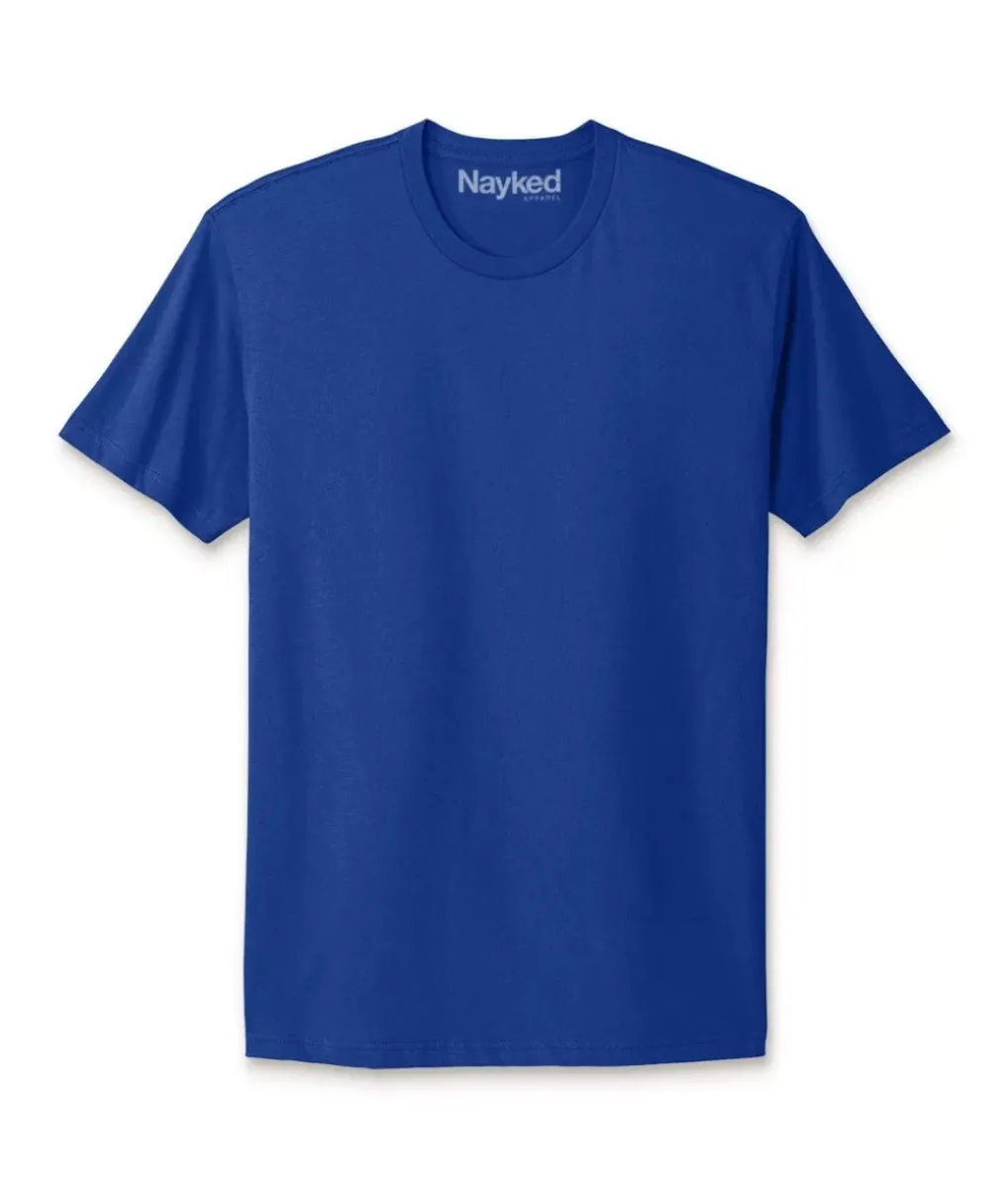 Hot Nayked Apparel Men'S Ridiculously Soft Big 100% Cotton Short Sleeve Crew Neck T-Shirt