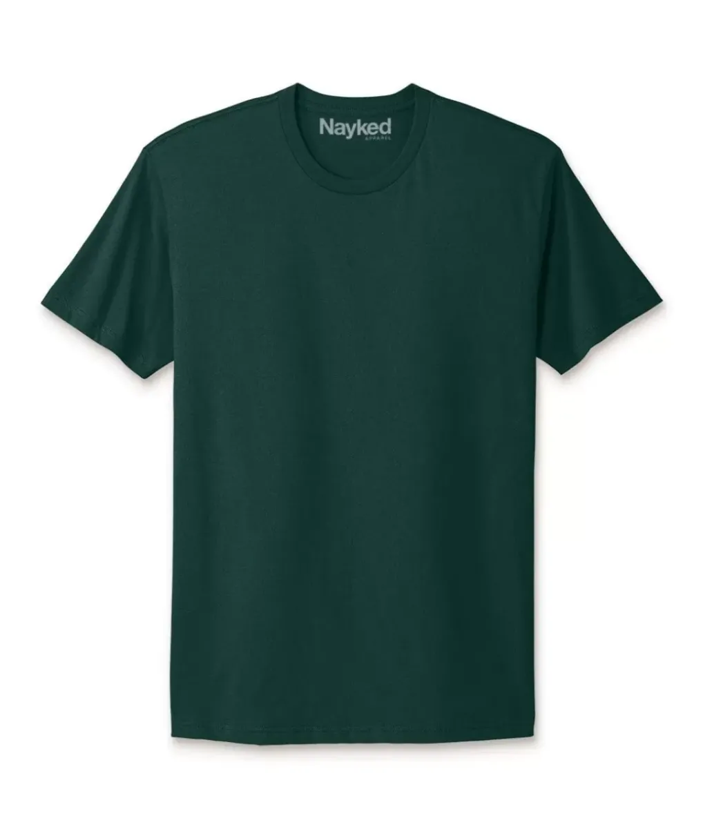 Online Nayked Apparel Men'S Ridiculously Soft Big 100% Cotton Short Sleeve Crew Neck T-Shirt