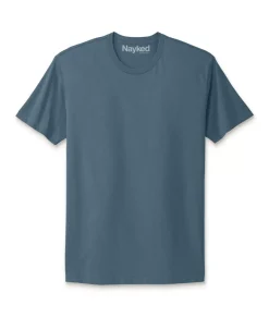 Online Nayked Apparel Men'S Ridiculously Soft Big 100% Cotton Short Sleeve Crew Neck T-Shirt