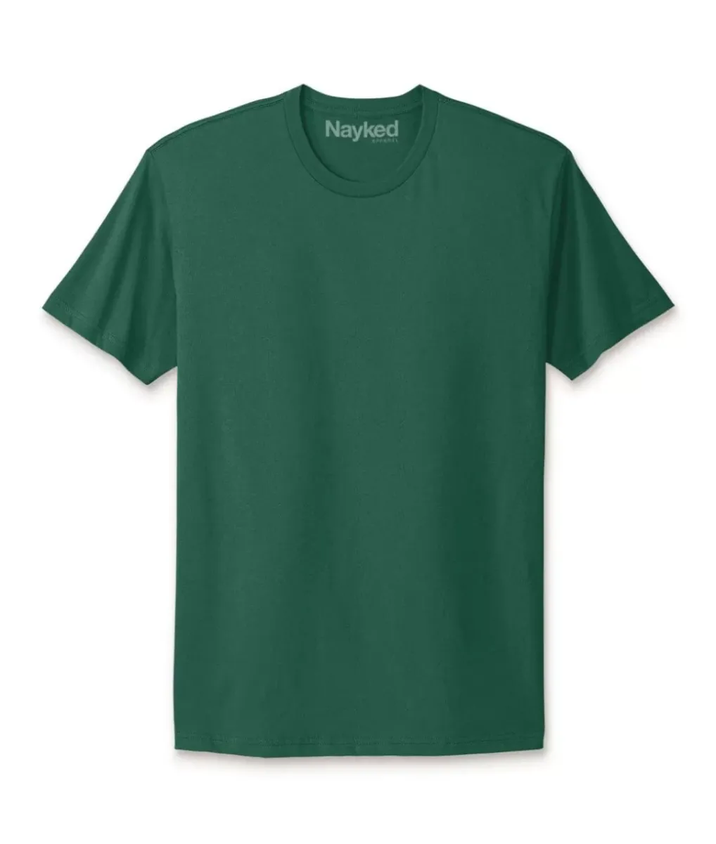 Online Nayked Apparel Men'S Ridiculously Soft Big 100% Cotton Short Sleeve Crew Neck T-Shirt