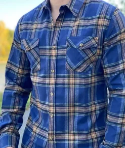 Online Nayked Apparel Men'S Ridiculously Soft Button Down Plaid Flannel Shirt