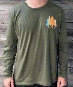 Online Nayked Apparel Men'S Ridiculously Soft Cotton Long Sleeve Graphic Tee | Take A Hike