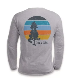 Online Nayked Apparel Men'S Ridiculously Soft Cotton Long Sleeve Graphic Tee | Take A Hike