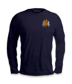 Online Nayked Apparel Men'S Ridiculously Soft Cotton Long Sleeve Graphic Tee | Take A Hike