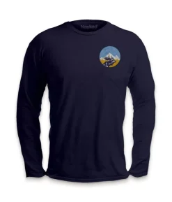 Hot Nayked Apparel Men'S Ridiculously Soft Cotton Long Sleeve Graphic Tee | Pacific Northwest