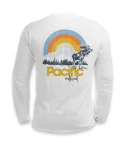 Hot Nayked Apparel Men'S Ridiculously Soft Cotton Long Sleeve Graphic Tee | Pacific Northwest