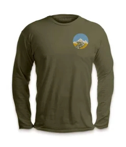 Hot Nayked Apparel Men'S Ridiculously Soft Cotton Long Sleeve Graphic Tee | Pacific Northwest