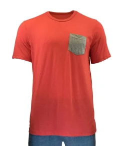 Clearance Nayked Apparel Men'S Ridiculously Soft Contrast Pocket Short Sleeve Crew Neck T-Shirt