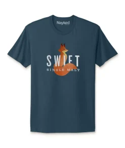 Hot Nayked Apparel Men'S Ridiculously Soft Cotton Graphic Tee | Swift Single Malt