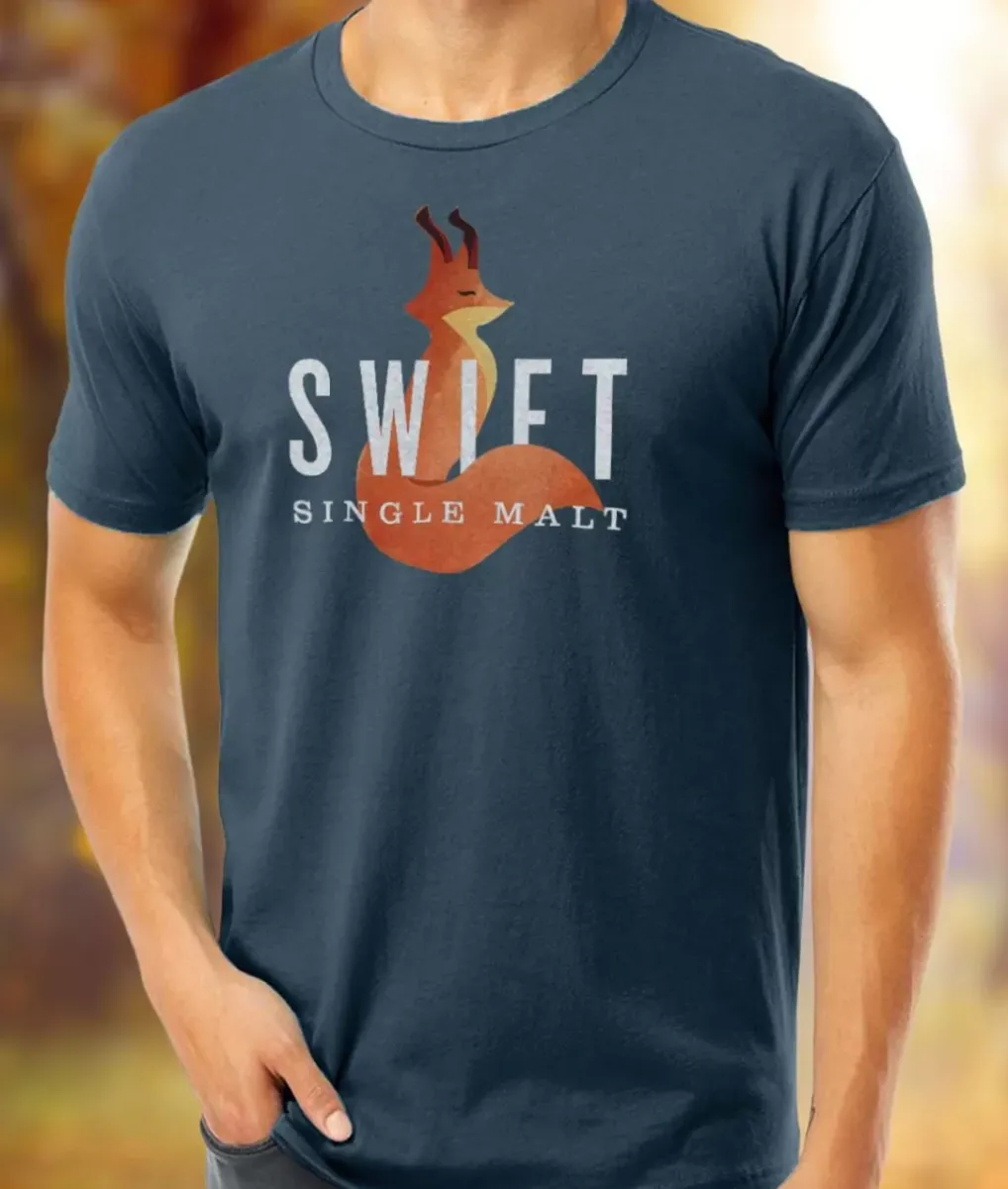 Clearance Nayked Apparel Men'S Ridiculously Soft Cotton Graphic Tee | Swift Single Malt