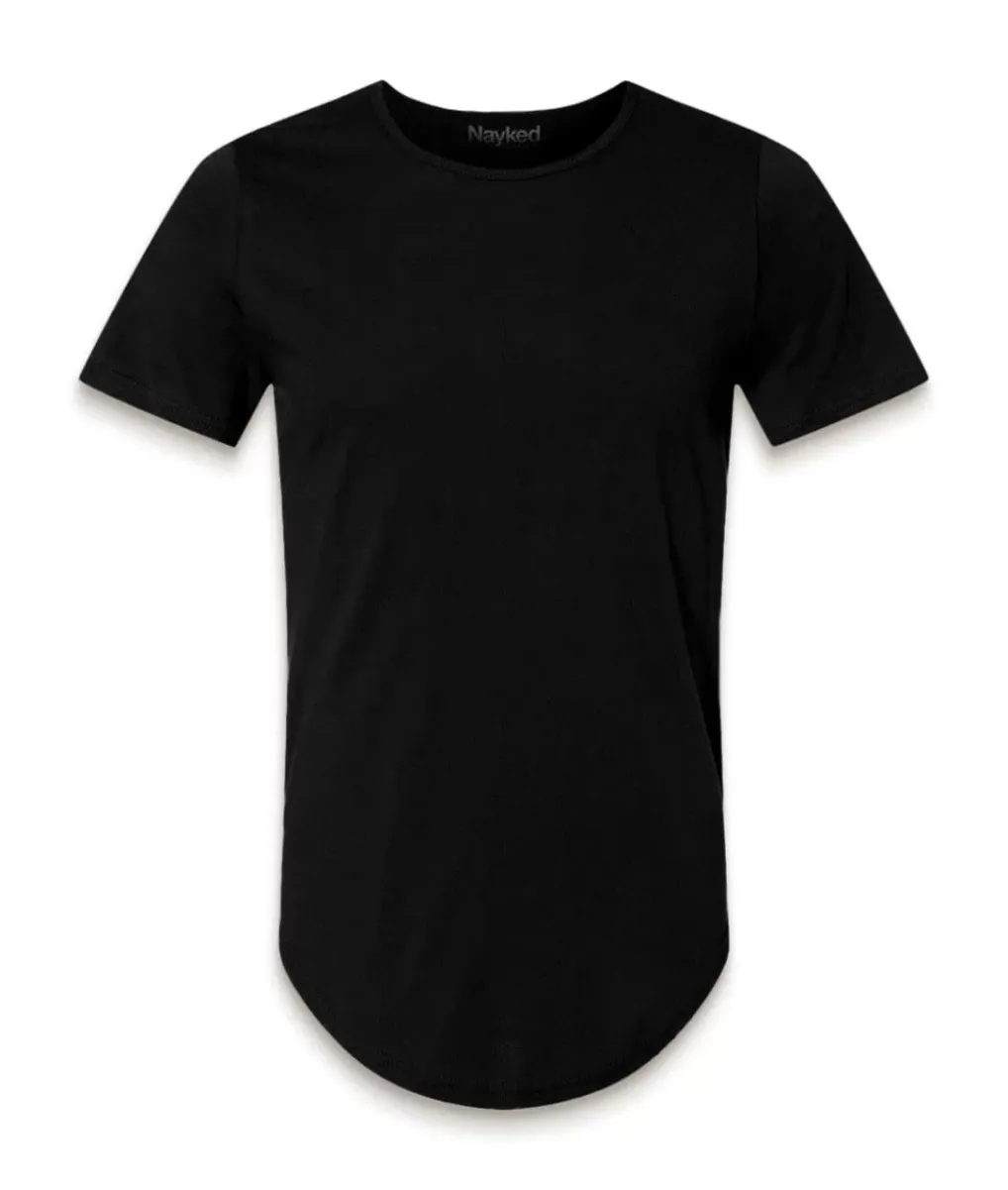Discount Nayked Apparel Men'S Ridiculously Soft Curved Hem Urban T-Shirt