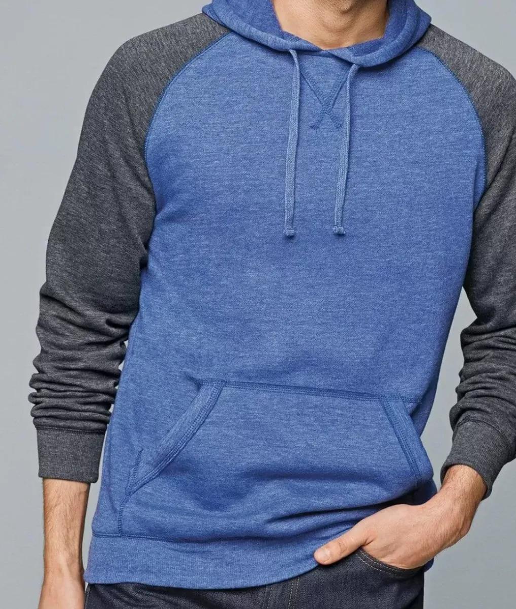 Online Nayked Apparel Men'S Ridiculously Soft Fleece Raglan Hoodie
