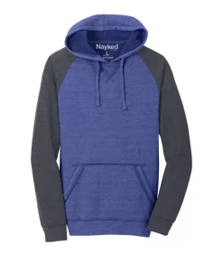 Online Nayked Apparel Men'S Ridiculously Soft Fleece Raglan Hoodie