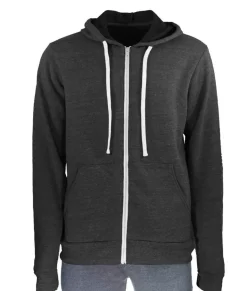 Fashion Nayked Apparel Men'S Ridiculously Soft Fleece Full-Zip Hoodie