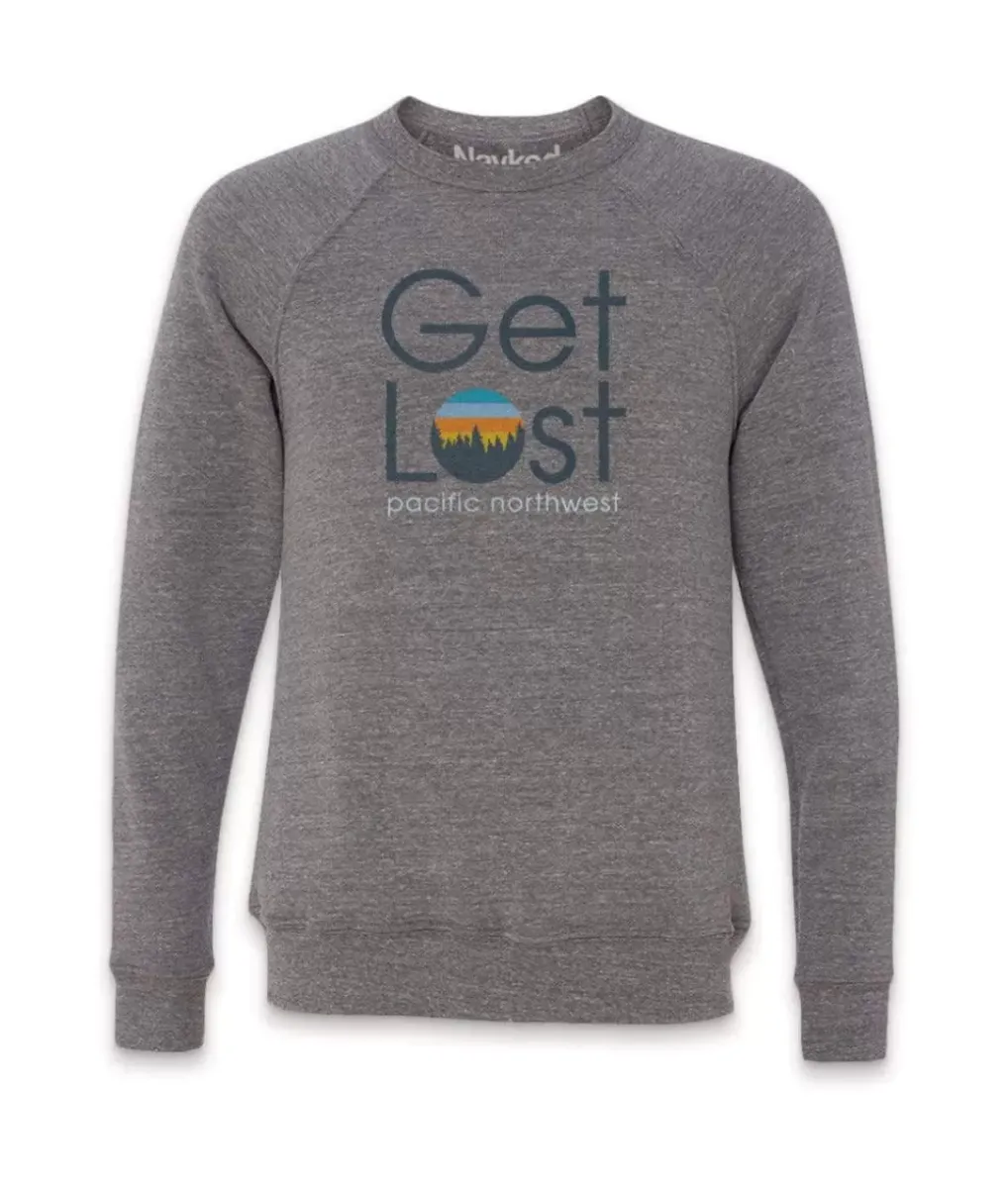 Discount Nayked Apparel Men'S Ridiculously Soft Fleece Pullover Graphic Sweatshirt | Get Lost
