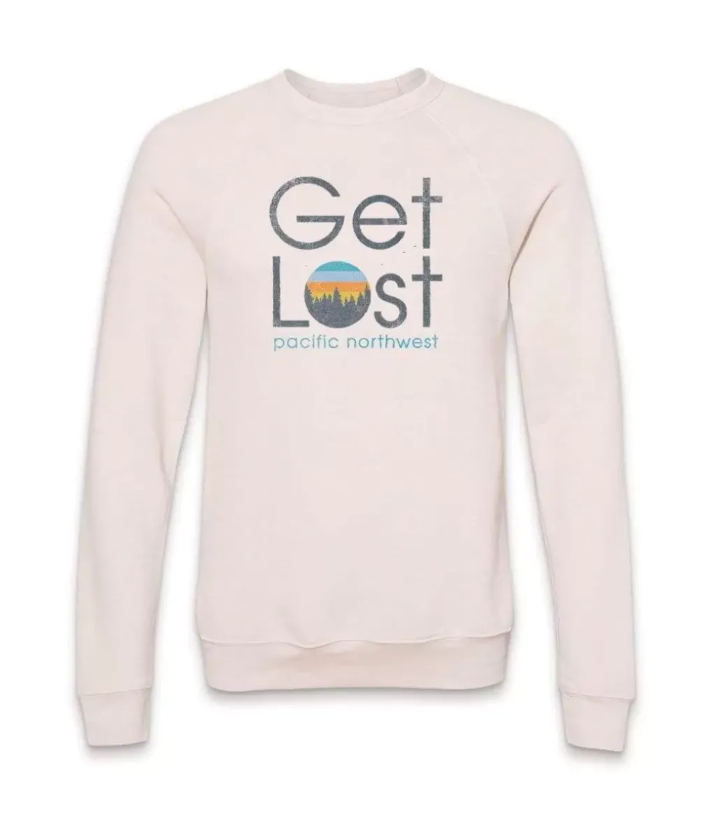 Discount Nayked Apparel Men'S Ridiculously Soft Fleece Pullover Graphic Sweatshirt | Get Lost