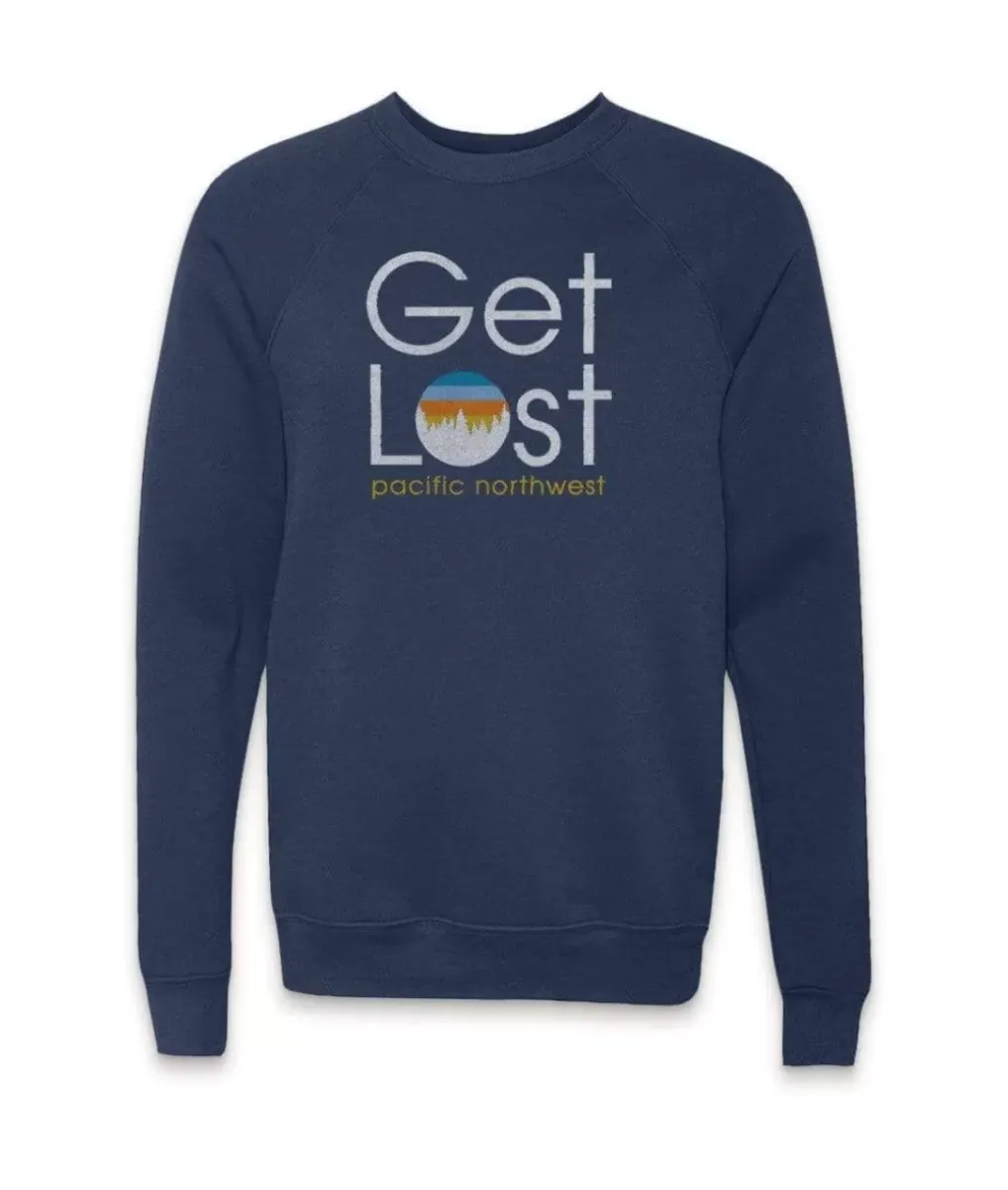 Discount Nayked Apparel Men'S Ridiculously Soft Fleece Pullover Graphic Sweatshirt | Get Lost