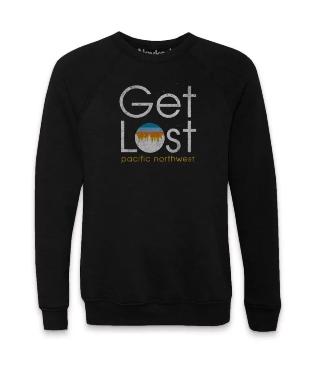 Discount Nayked Apparel Men'S Ridiculously Soft Fleece Pullover Graphic Sweatshirt | Get Lost