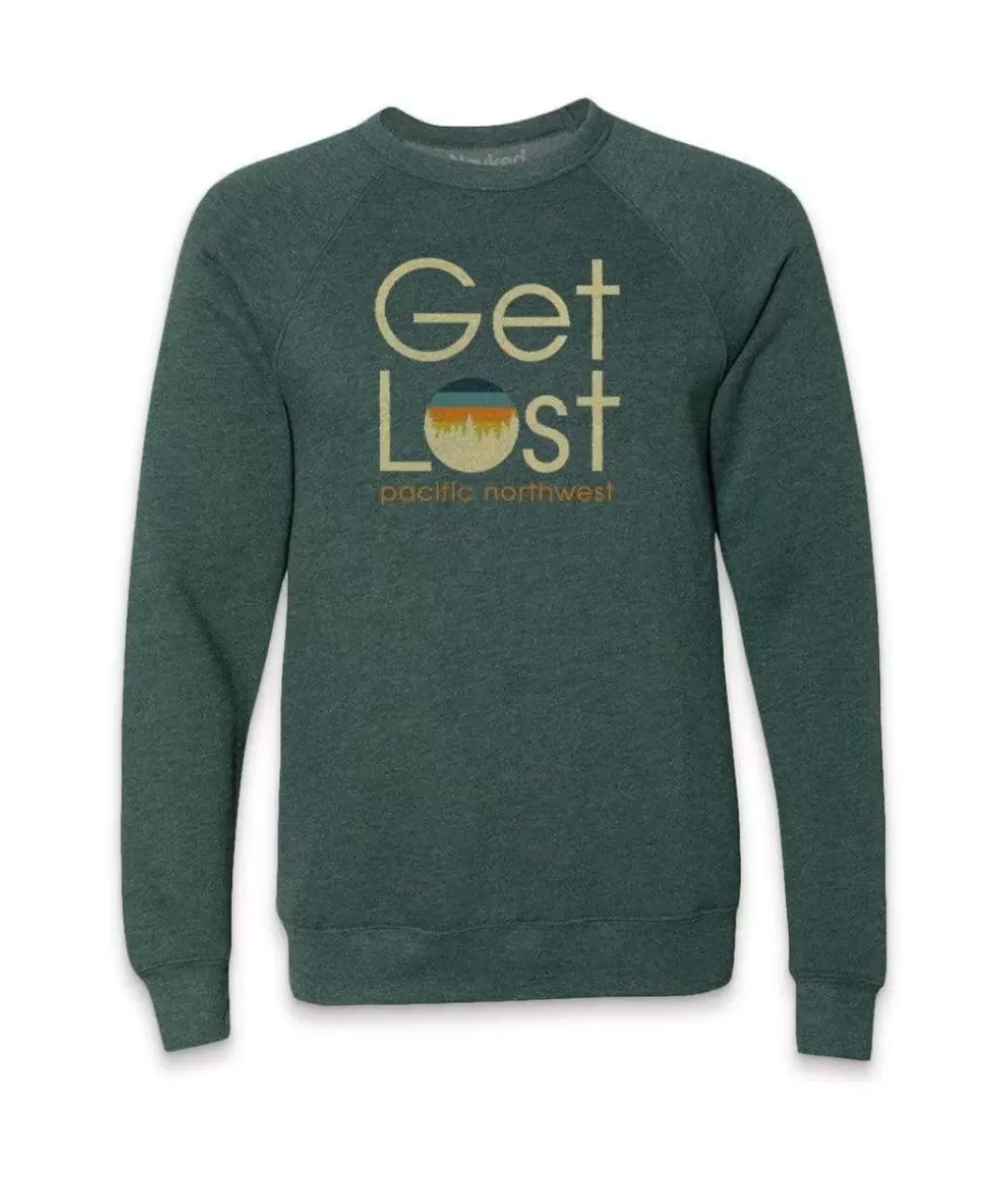 Discount Nayked Apparel Men'S Ridiculously Soft Fleece Pullover Graphic Sweatshirt | Get Lost
