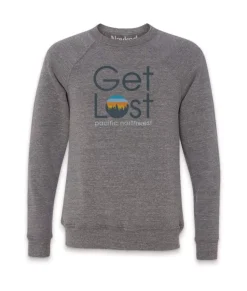 Online Nayked Apparel Men'S Ridiculously Soft Fleece Pullover Graphic Sweatshirt | Get Lost