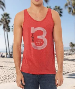 Outlet Nayked Apparel Men'S Ridiculously Soft Graphic Tank | Lifeguard