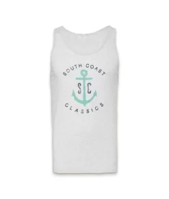 Discount Nayked Apparel Men'S Ridiculously Soft Graphic Lightweight Tank Top | Sc Anchor