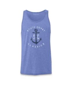 Sale Nayked Apparel Men'S Ridiculously Soft Graphic Lightweight Tank Top | Sc Anchor