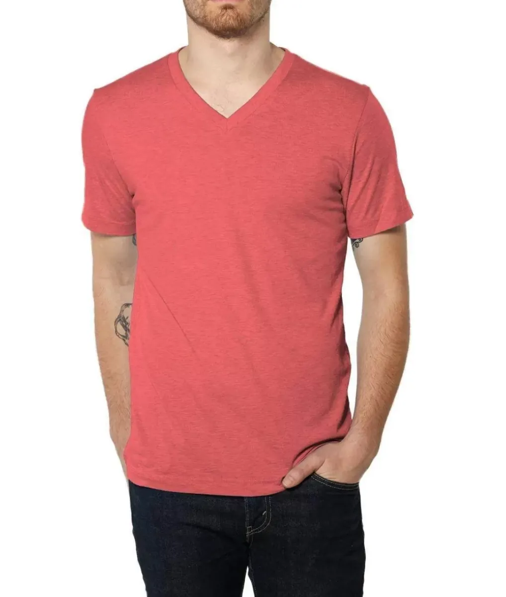 Sale Nayked Apparel Men'S Ridiculously Soft Lightweight V-Neck T-Shirt | Classic