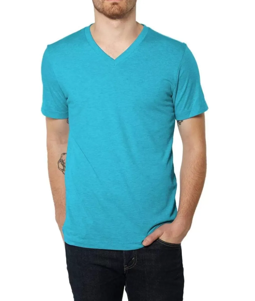 Sale Nayked Apparel Men'S Ridiculously Soft Lightweight V-Neck T-Shirt | Classic