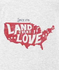 Outlet Nayked Apparel Men'S Ridiculously Soft Lightweight Long Sleeve Graphic Tee | Land That I Love