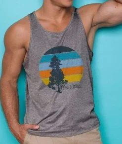 Online Nayked Apparel Men'S Ridiculously Soft Lightweight Graphic Tank | Take A Hike