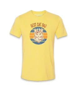 Hot Nayked Apparel Men'S Ridiculously Soft Lightweight Graphic Tee | Best Cat Dad