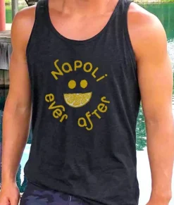 Best Nayked Apparel Men'S Ridiculously Soft Lightweight Graphic Tank | Napoli Ever After