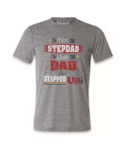 New Nayked Apparel Men'S Ridiculously Soft Lightweight Graphic Tee | The Dad That Stepped Up