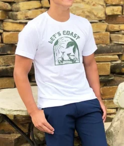 New Nayked Apparel Men'S Ridiculously Soft Lightweight Graphic Tee | Let'S Coast