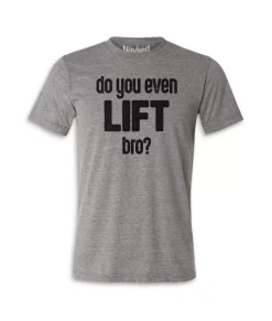Hot Nayked Apparel Men'S Ridiculously Soft Lightweight Graphic Tee | Do You Even Lift, Bro?