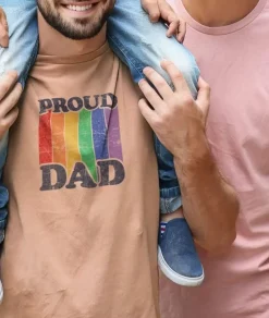 Sale Nayked Apparel Men'S Ridiculously Soft Lightweight Graphic Tee | Proud Dad