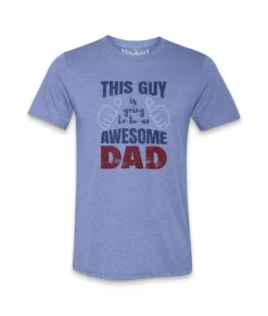 New Nayked Apparel Men'S Ridiculously Soft Lightweight Graphic Tee | Awesome Dad-To-Be